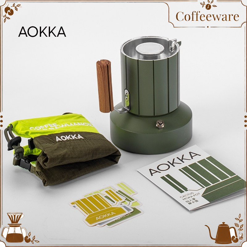 Moka Pot Stove - Caffettiera Moka a doppia valvola AOKKA,