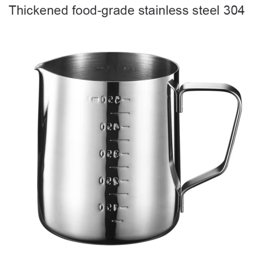 Barista Milk Jug - Tazza in acciaio inossidabile da 350