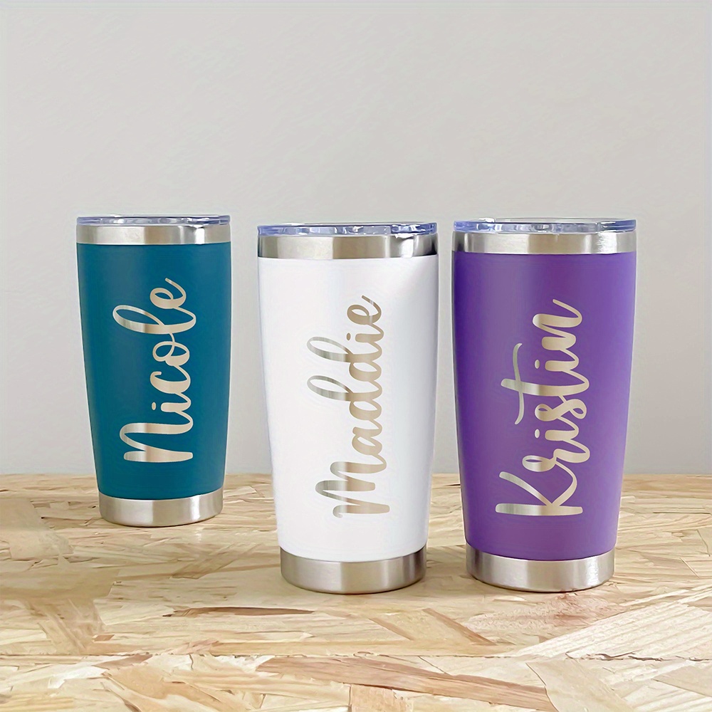 Coffee Tea Name - Tumbler in Acciaio Inox da 20oz